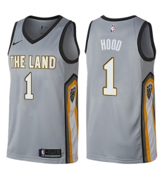 Youth Nike Cleveland Cavaliers #1 Rodney Hood Swingman Gray NBA Jersey - City Edition