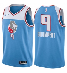 Women's Nike Sacramento Kings #9 Iman Shumpert Swingman Blue NBA Jersey - City Edition