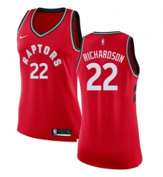 Women's Nike Toronto Raptors #22 Malachi Richardson Swingman Red NBA Jersey - Icon Edition
