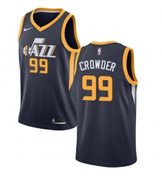 Youth Nike Utah Jazz #99 Jae Crowder Swingman Navy Blue Road NBA Jersey - Icon Edition
