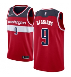 Youth Nike Washington Wizards #9 Ramon Sessions Swingman Red NBA Jersey - Icon Edition