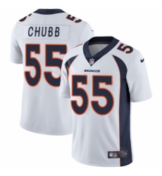 Youth Nike Denver Broncos #55 Bradley Chubb White Vapor Untouchable Elite Player NFL Jersey