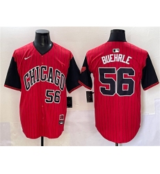 Men's Chicago White Sox #56 Mark Buehrle Red Black 2025 City Connect Limited Stitched Baseball Jersey