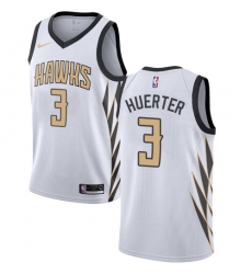 Women's Nike Atlanta Hawks #3 Kevin Huerter Swingman White NBA Jersey - City Edition