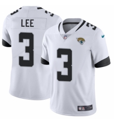 Men's Nike Jacksonville Jaguars #3 Tanner Lee White Vapor Untouchable Limited Player NFL Jersey