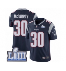 Youth Nike New England Patriots #30 Jason McCourty Navy Blue Team Color Vapor Untouchable Limited Player Super Bowl LIII Bound NFL Jersey