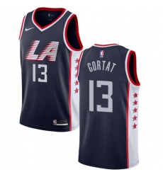 Youth Nike Los Angeles Clippers #13 Marcin Gortat Swingman Navy Blue NBA Jersey - City Edition