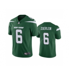 Men's New York Jets #6 Greg Zuerlein Green Vapor Untouchable Limited Stitched Jersey