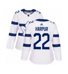 Women's Toronto Maple Leafs #38 Rasmus Sandin Authentic White Away Hockey Jersey