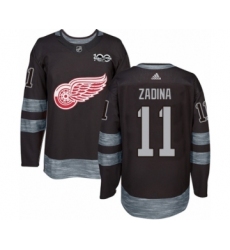 Men's Adidas Detroit Red Wings #15 Chris Terry Authentic Green Salute to Service NHL Jersey