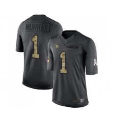 Youth Arizona Cardinals #1 Kyler Murray Limited Black 2016 Salute to Service Football Jersey