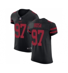 Men's San Francisco 49ers #97 Nick Bosa Black Alternate Vapor Untouchable Elite Player Football Jersey