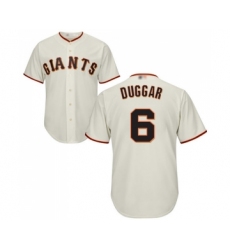 Men's San Francisco Giants #6 Steven Duggar Replica Cream Home Cool Base Baseball Jersey