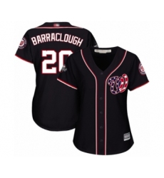 Women's Washington Nationals #20 Kyle Barraclough Authentic Navy Blue Alternate 2 Cool Base 2019 World Series Bound Baseball Jersey