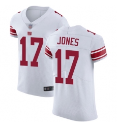 Nike New York Giants #17 Daniel Jones White Men's Stitched NFL Vapor Untouchable Elite Jersey