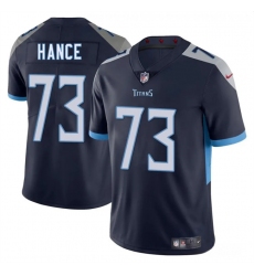 Men's Tennessee Titans #73 Blake Hance Navy 2025 Vapor Limited Football Stitched Jersey