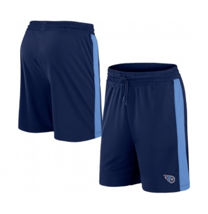 Men's Tennessee Titans Navy Performance Shorts