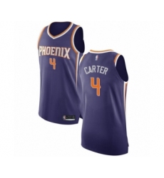 Men's Phoenix Suns #4 Jevon Carter Authentic Purple Basketball Jersey - Icon Edition