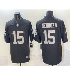 Men's Las Vegas Raiders #15 Fernando Mendoza Limited Black Vapor Jersey