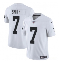 Men's Las Vegas Raiders #7 Geno Smith White 2025 Vapor Football Stitched Jersey