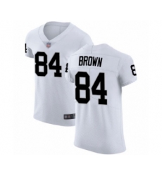 Men's Oakland Raiders #84 Antonio Brown White Vapor Untouchable Elite Player Football Jersey