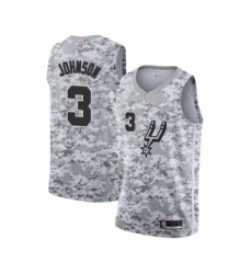 Youth San Antonio Spurs #3 Keldon Johnson White Swingman Jersey - Earned Edition