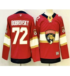 Youth Florida Panthers #72 Sergei Bobrovsky Red Authentic Jersey
