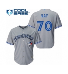 Youth Toronto Blue Jays #70 Anthony Kay Authentic Grey Road Baseball Player Jersey