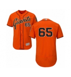 Men's San Francisco Giants #65 Sam Coonrod Orange Alternate Flex Base Authentic Collection Baseball Player Jersey