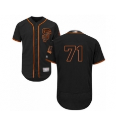 Men's San Francisco Giants #71 Tyler Rogers Black Alternate Flex Base Authentic Collection Baseball Player Jersey