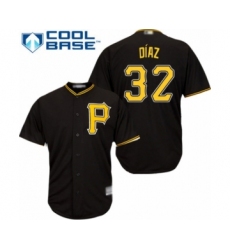 Youth Pittsburgh Pirates #32 Elias Diaz Authentic Black Alternate Cool Base Baseball Player Jersey
