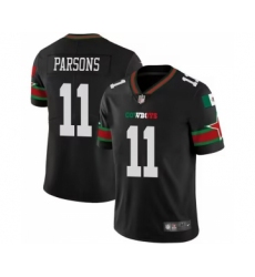 Men's Nike Dallas Cowboys #11 Micah Parsons Black Mexico Vapor Limited Stitched Football Jersey