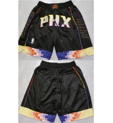 Mens Phoenix Suns Black Shorts (Run Small)