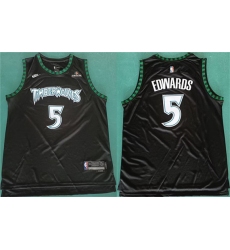 Men's Minnesota Timberwolves #5 Anthony Edwards Anthony Edwards Black 2025 Classic Edition Stitched Jersey