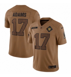 Men's Las Vegas Raiders #17 Davante Adams Nike Brown 2023 Salute To Service Limited Jersey