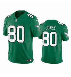 Men's Philadelphia Eagles #80 Julio Jones Green 2023 F.U.S.E. Throwback Vapor Untouchable Limited Football Stitched Jersey