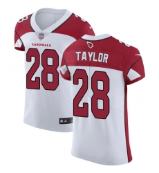 Men's Nike Arizona Cardinals #28 Jamar Taylor White Vapor Untouchable Elite Player NFL Jersey