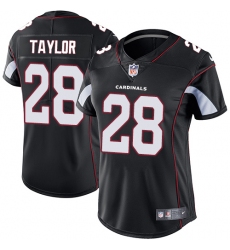 Women's Nike Arizona Cardinals #28 Jamar Taylor Black Alternate Vapor Untouchable Limited Player NFL Jersey