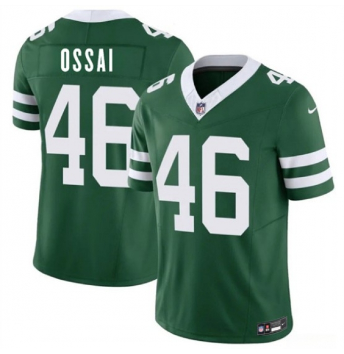 Men's New York Jets #46 Joseph Ossai Green 2026 F.U.S.E. Vapor Untouchable Limited Football Stitched Jersey