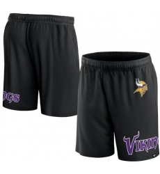Men's Minnesota Vikings Black Shorts