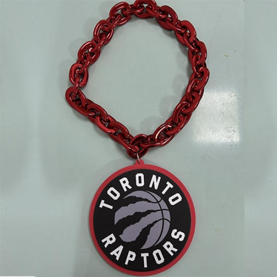 Toronto Raptors Fan Chain, NBA fans, Team Logo Big necklace,  large  pendant, Medal gift clothing tag Accessories