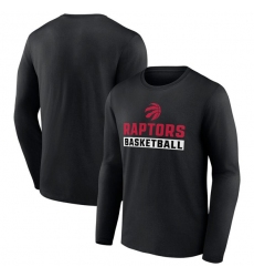 Men's Toronto Raptors Black Let's Go Long Sleeve T-Shirt