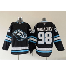 Men's Utah Mammoth #98 Mikhail Sergachev Navy 2025 Stitched Jersey