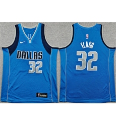 Youth Dallas Mavericks #32 Cooper Flagg Blue 2025 Icon Edition Stitched Basketball Jersey