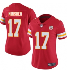 Women's Kansas City Chiefs #17 Gardner Minshew White 2025 Vapor Untouchable Limited Stitched Jersey(Run Small)