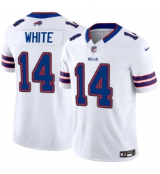 Men's Buffalo Bills #14 Mike White White 2025 F.U.S.E. Vapor Untouchable Limited Football Stitched Jersey