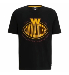 Men's Washington Commanders Black BOSS X Trap T Shirt