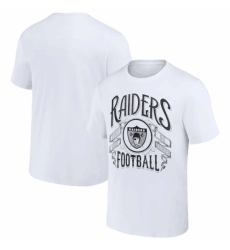 Men's Las Vegas Raiders White X Darius Rucker Collection Vintage Football T Shirt