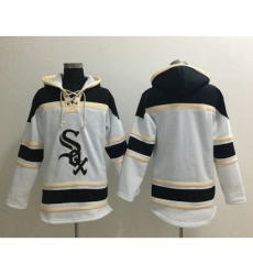 Men's Chicago White Sox Blank White Baseball MLB Hoodie
