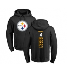 Football Pittsburgh Steelers #4 Jordan Berry Black Backer Pullover Hoodie
